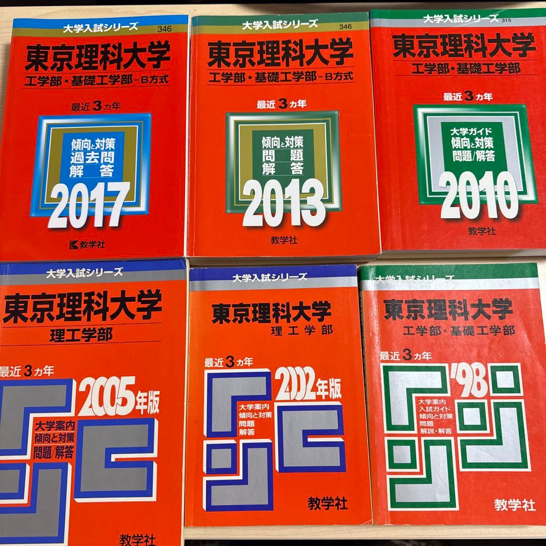 東京理科大学　赤本セット