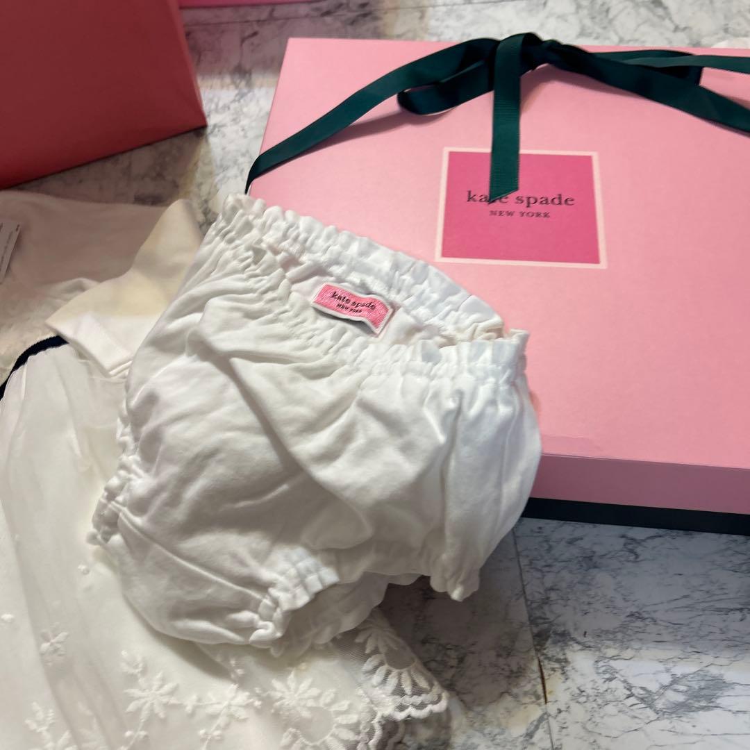 kate spade フラワードットチュールドッキングワンピース　箱付き