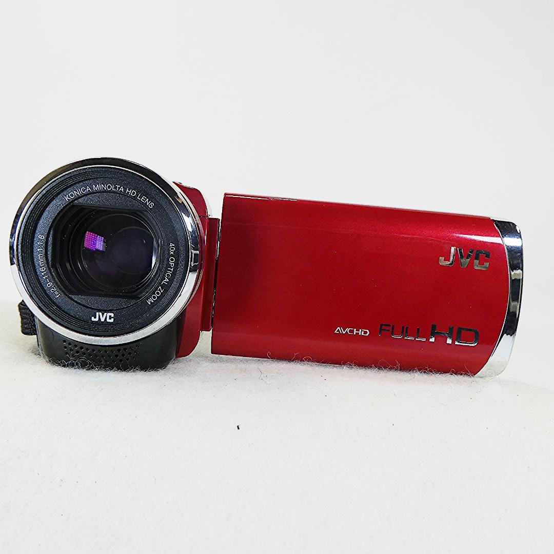 JVC Everio GZ-E750-R 動作良好HDD/SD ビデオカメラ