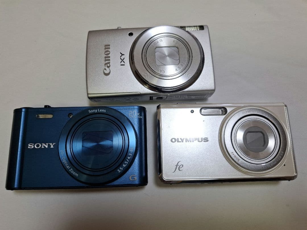 d*9様 美品デジカメ 3台セット SONY WX300 / Canon IXY