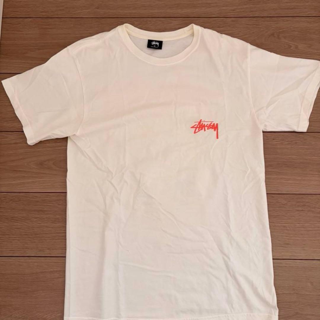 Stüssy バックプリントTシャツ ホワイト