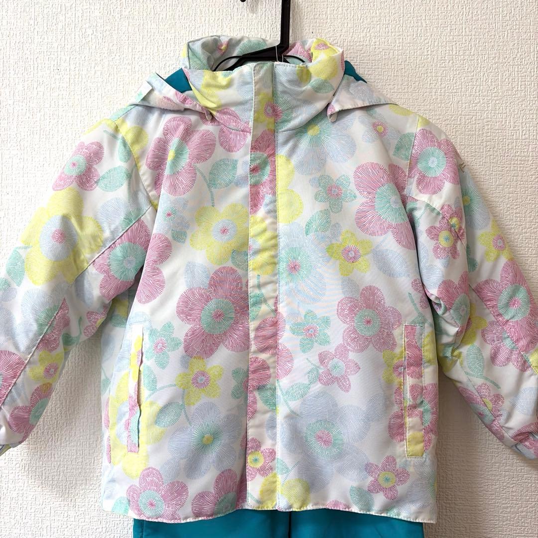 美品FABLICE 子ども用スキーウェア上下セット 110