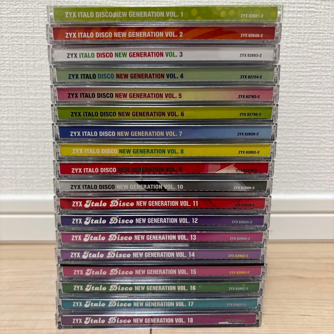 ZYX ITALO DISCO NEW GENERATION VOL.1〜18