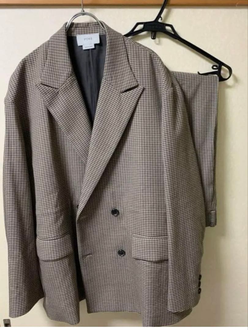 YOKE FIVE COLORS PLAID WOOL セットアップ