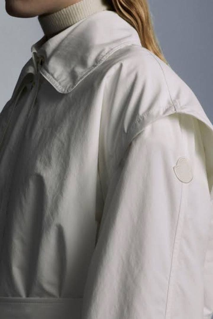 新品　モンクレール　coral 白1 ジーニアス　トレンチ　moncler