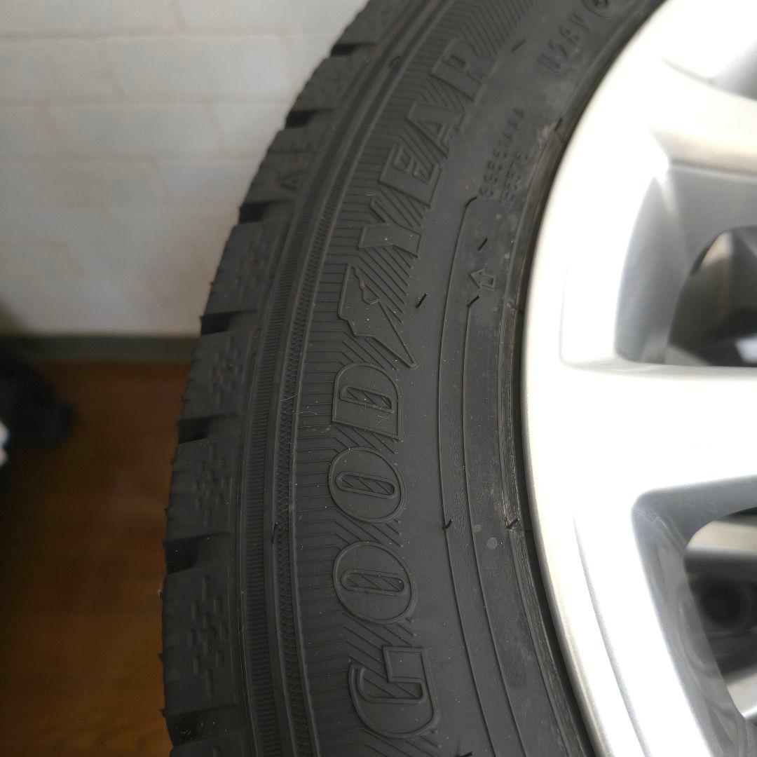 スタッドレスタイヤ 155/65R14 + シルバーホイール