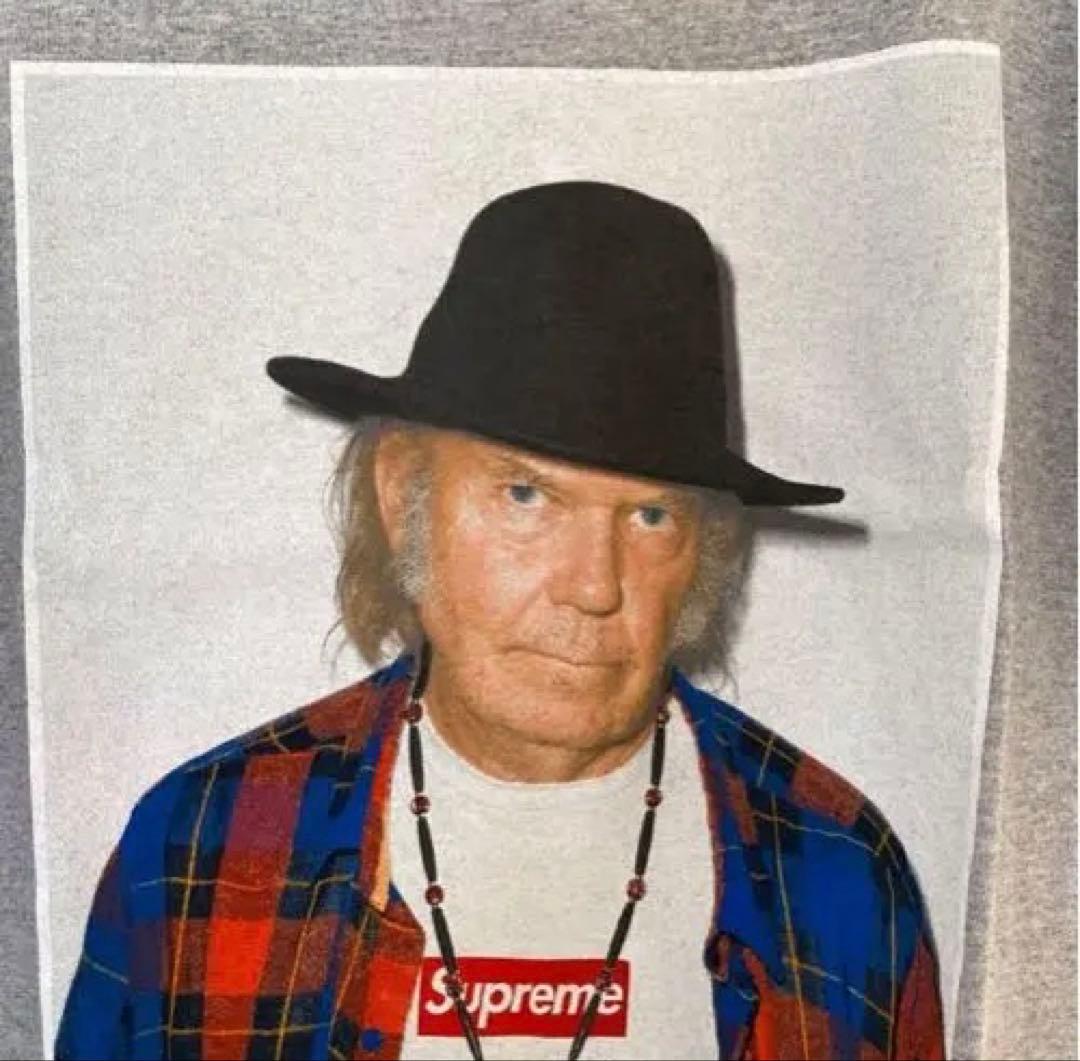 グレーsupreme Neil Young シュプリーム ニール・ヤング