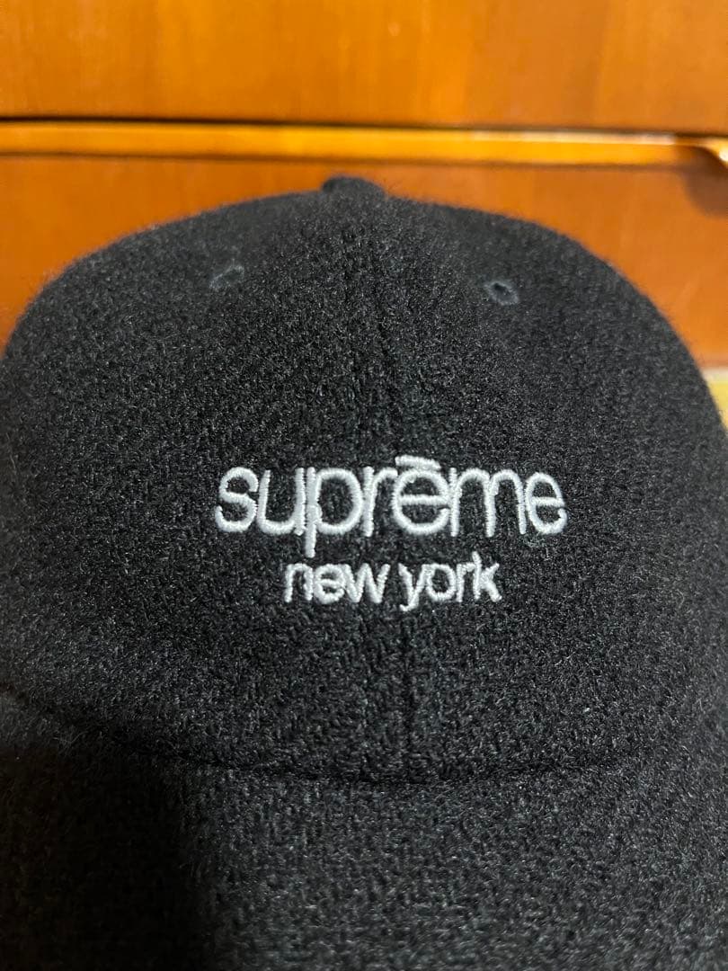 Supreme Harris Tweed® 6-Panel キャップ　黒