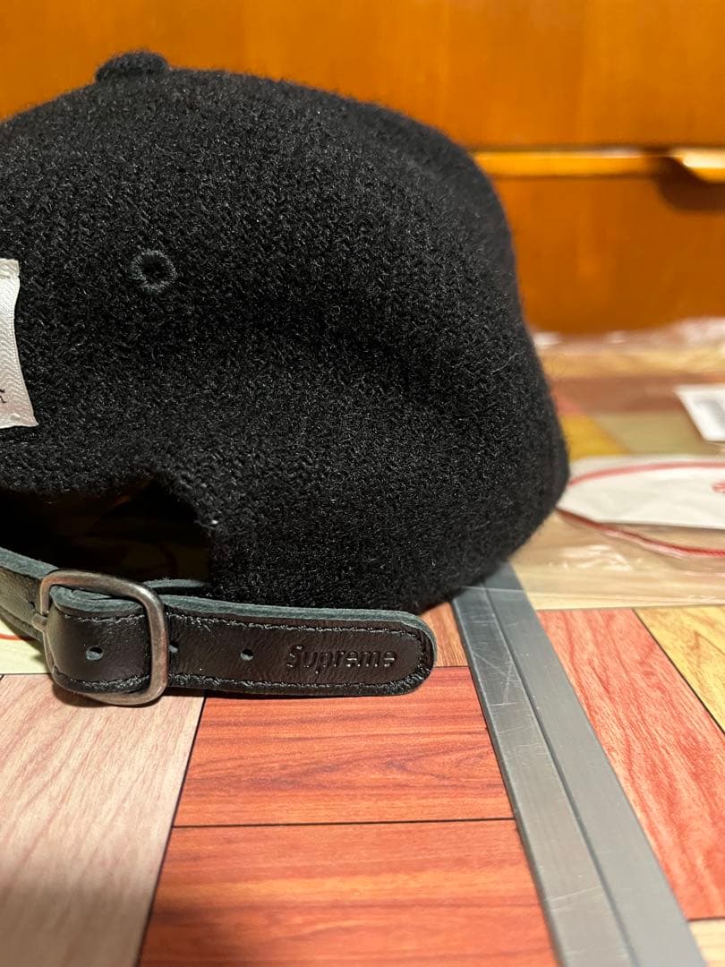 Supreme Harris Tweed® 6-Panel キャップ　黒