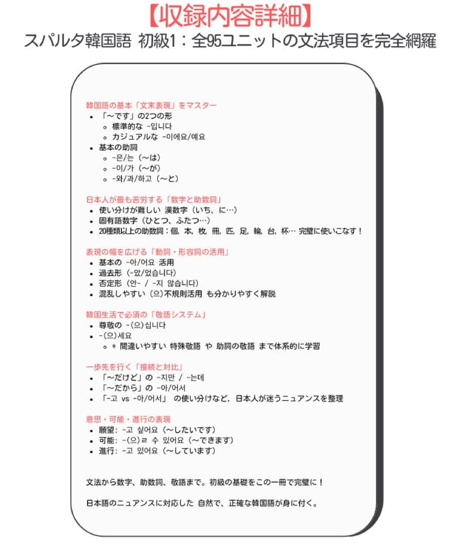 韓国語丸暗記初級1,2&スパルタ韓国語初級1,2 合計4冊セット