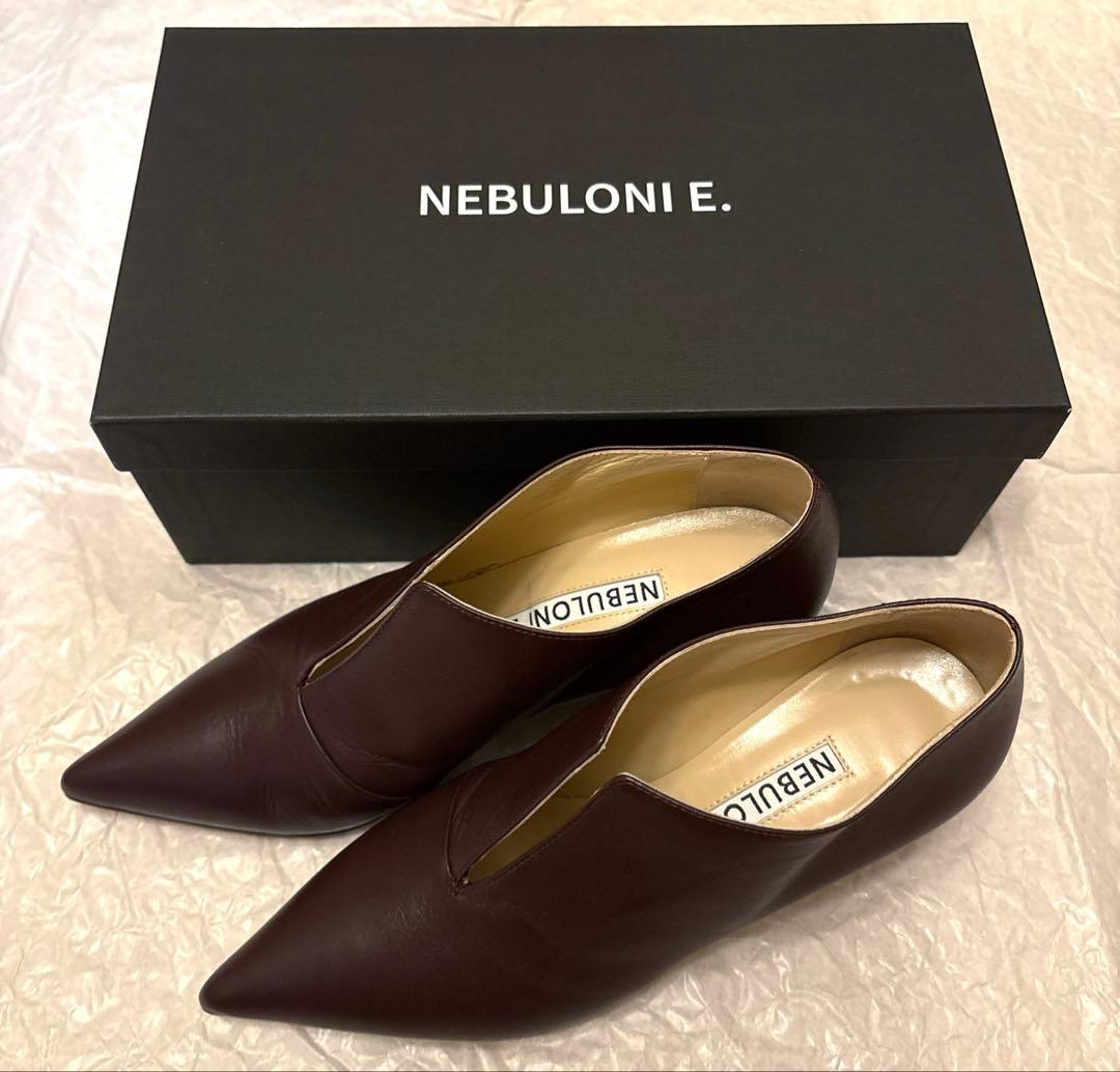 新品未使用　NEBULONI E. ネブローニ　ブーティ　ボルドー