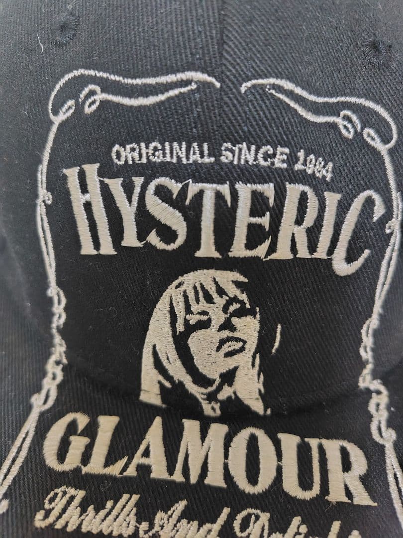HYSTERIC GLAMOUR ブラックキャップ ヘリン着用