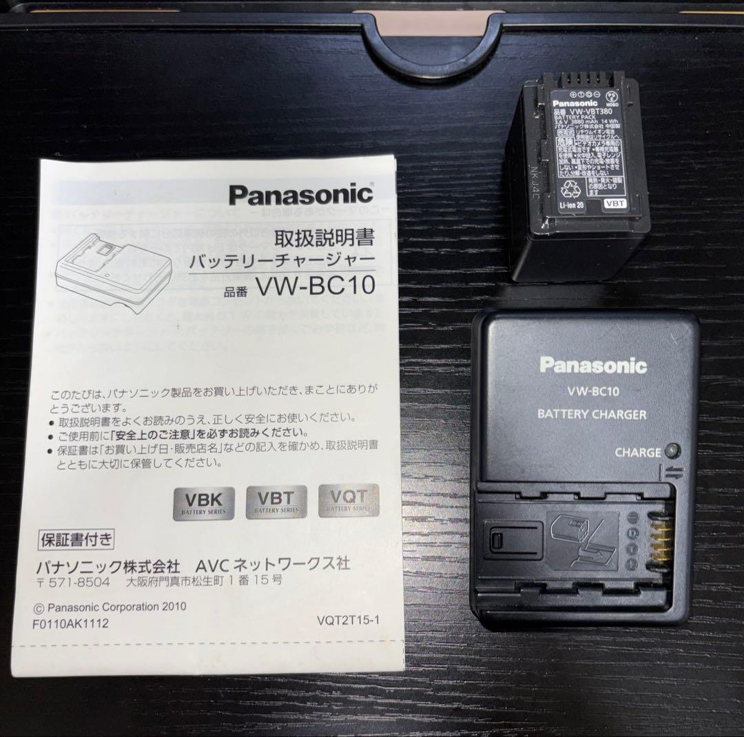 【ジャンク品】Panasonic HC-W580M ビデオカメラ 本体　付属品