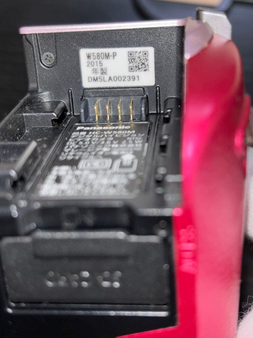 【ジャンク品】Panasonic HC-W580M ビデオカメラ 本体　付属品
