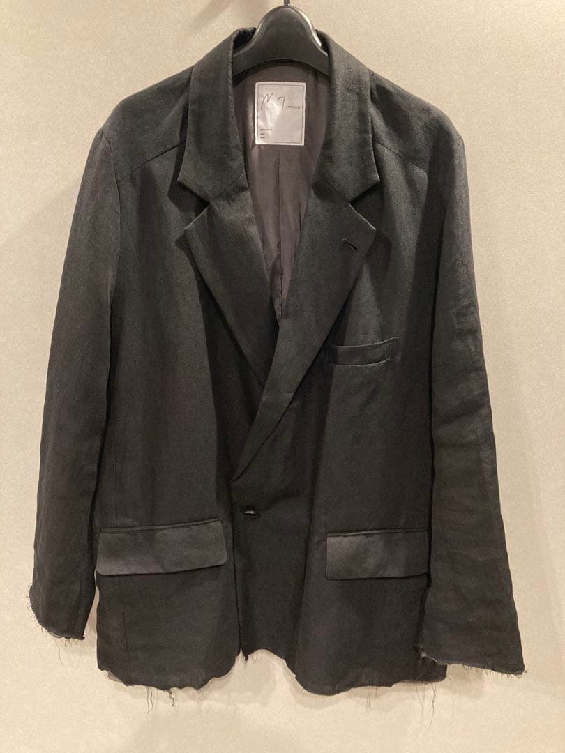 ジャケット・アウター 100/S LINEN TAILORED JACKET(BLACK) size1