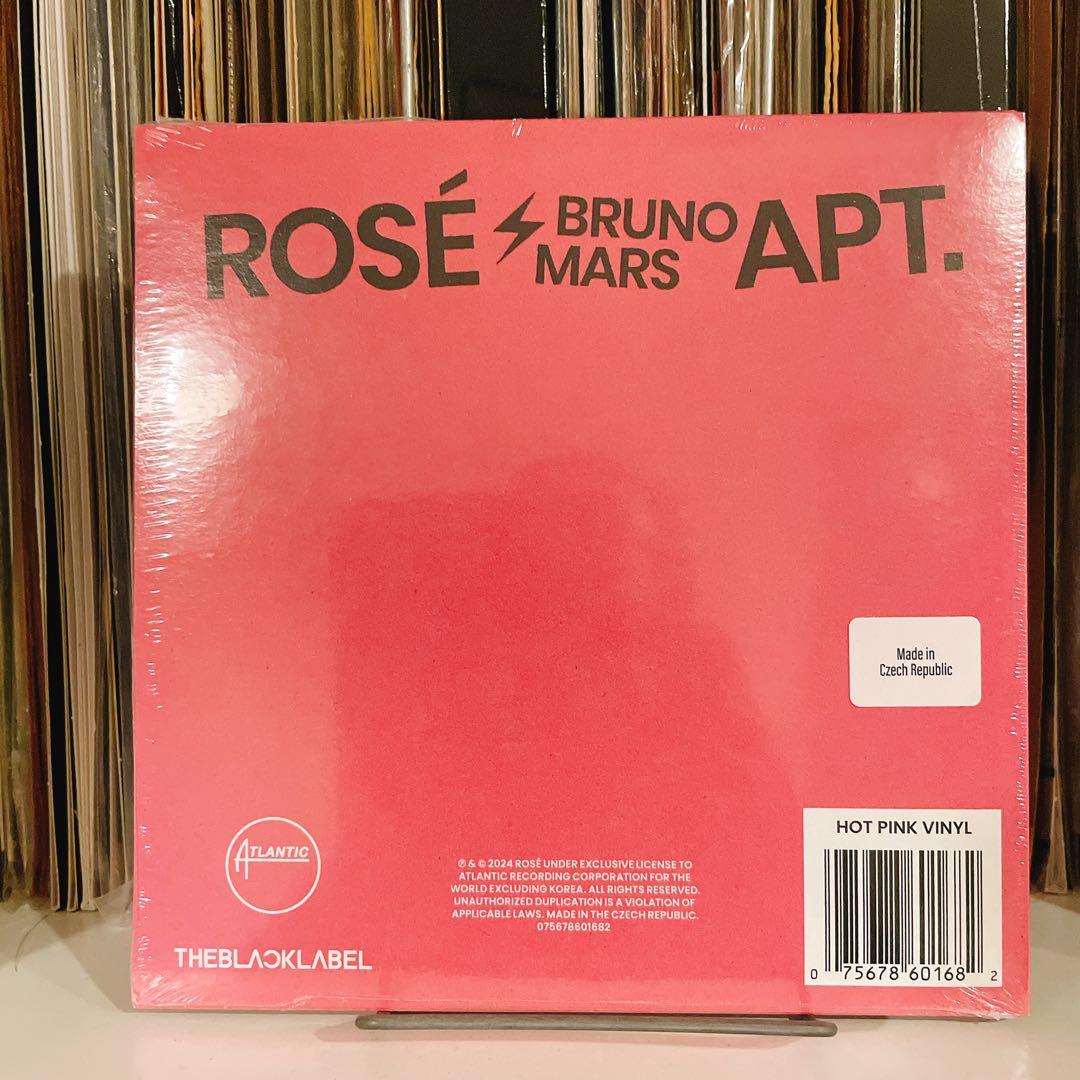 【未開封】ROSÉ & BRUNO MARS APT. ホットピンクレコード
