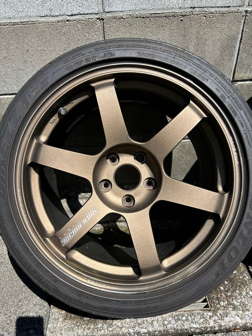 モリエ様限定 TE37 SAGA ブロンズ 「ホイールのみ」