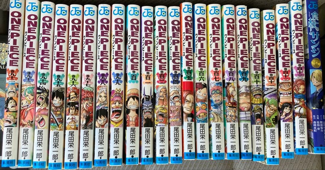 0時まで【全初版】ONE PIECE 第1巻〜91巻、ウォンテット、103巻