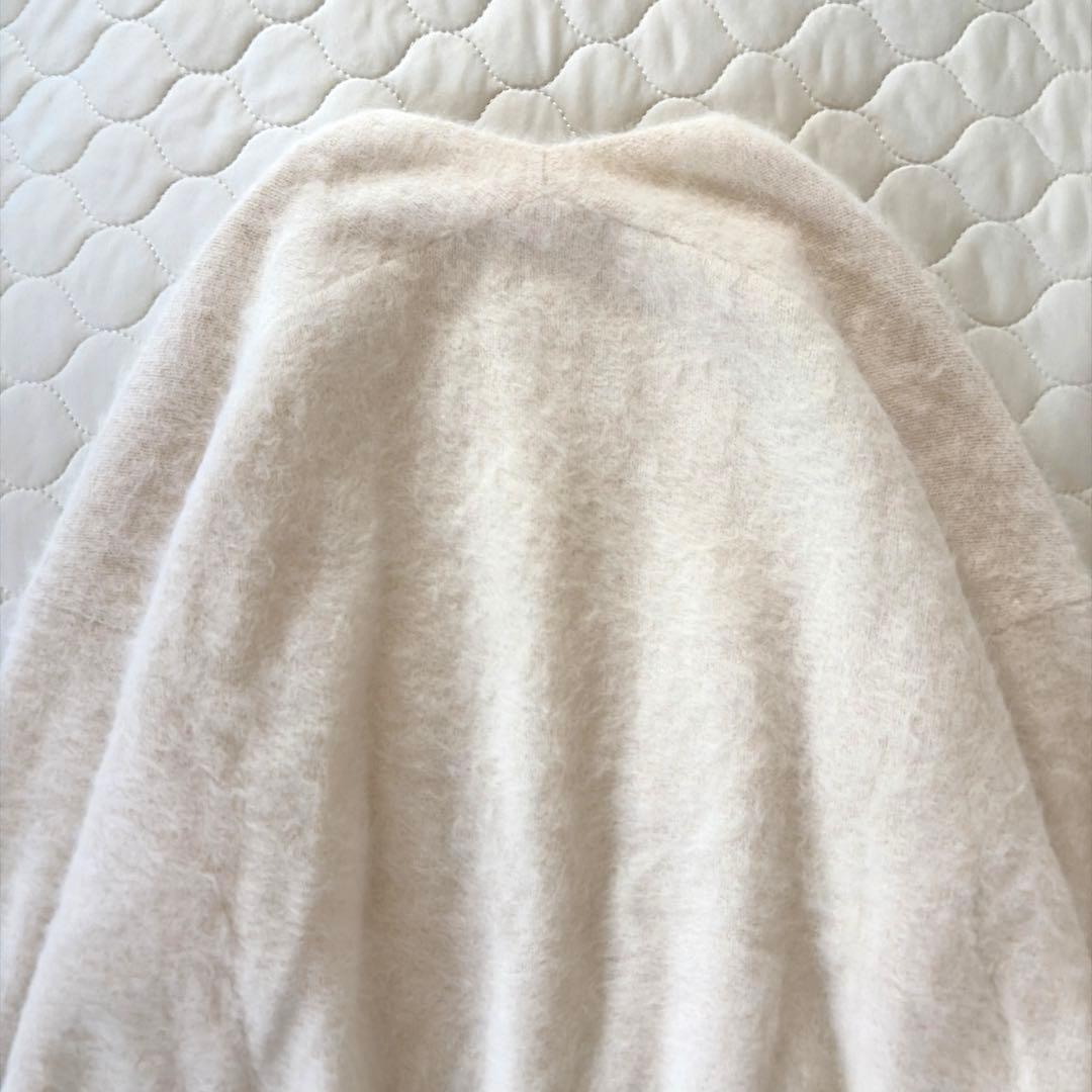 【美品】定価3.3万✴︎BEARDSLEY FOXラクーンカーディガン　ホワイト