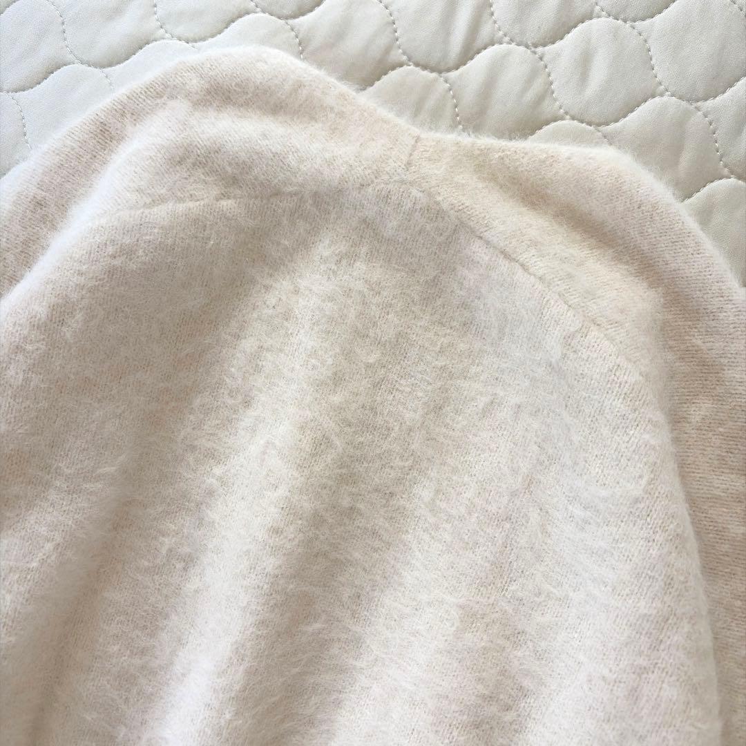 【美品】定価3.3万✴︎BEARDSLEY FOXラクーンカーディガン　ホワイト