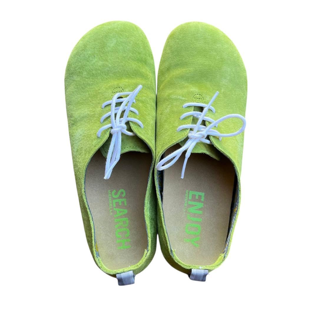 【箱付】MERRELL ムートピアレース スウェード グリーン