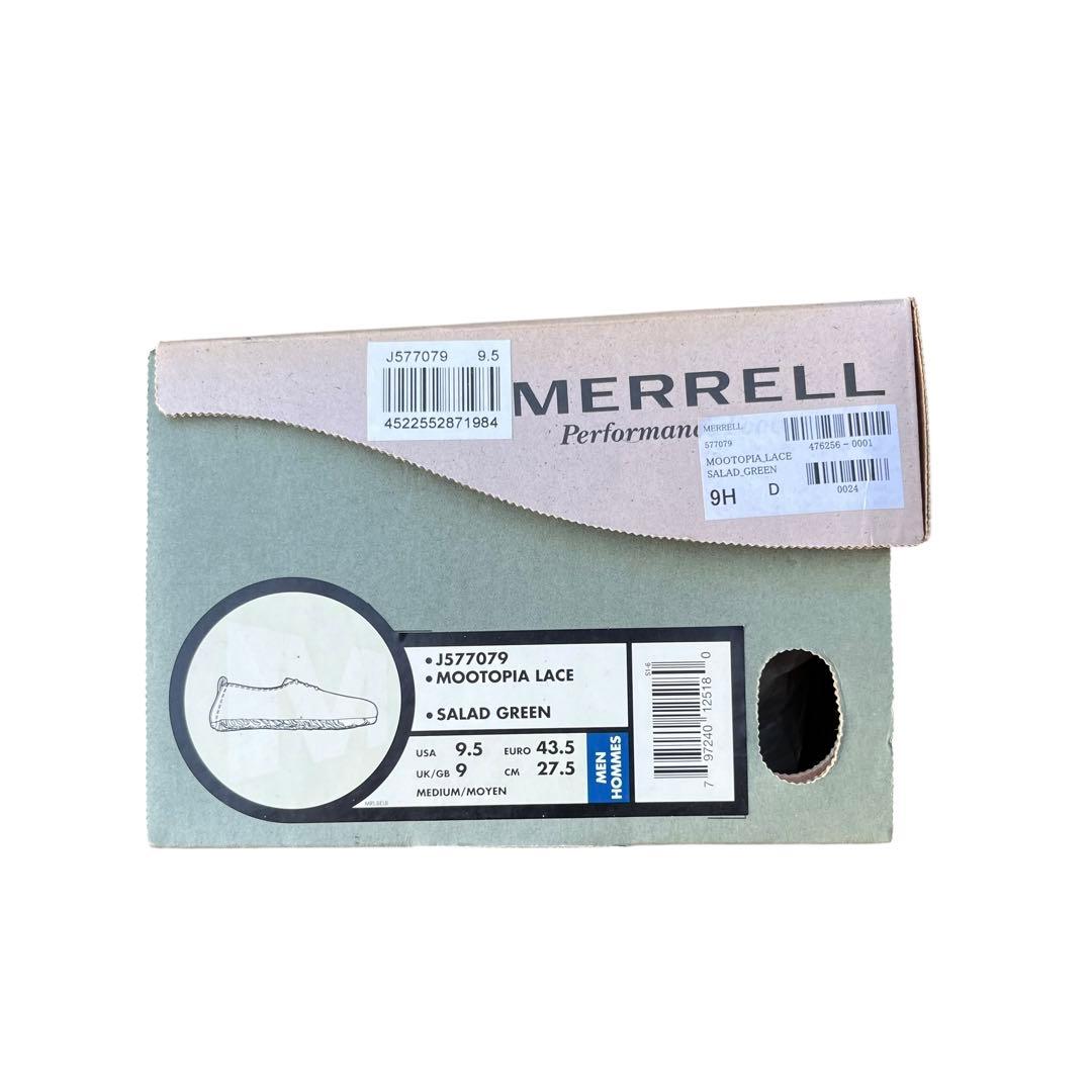 【箱付】MERRELL ムートピアレース スウェード グリーン