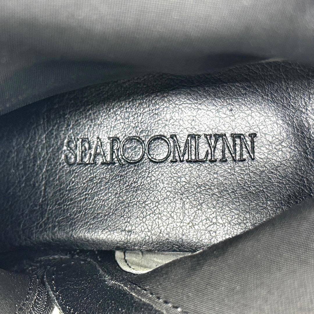 SeaRoomlynn 25AW ラウンドトゥミドルヒールブーツ L ブラック