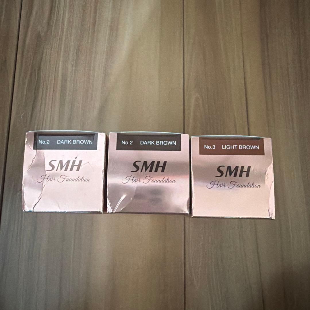 限定値引きおまけ付き‼️SMH ヘアファンデーション3点➕1