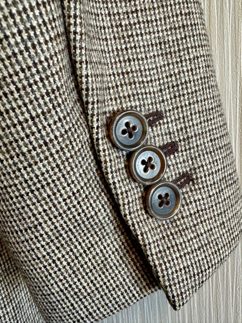 【美品】ボッテガヴェネタ カシミヤ シルク テーラードジャケット 44