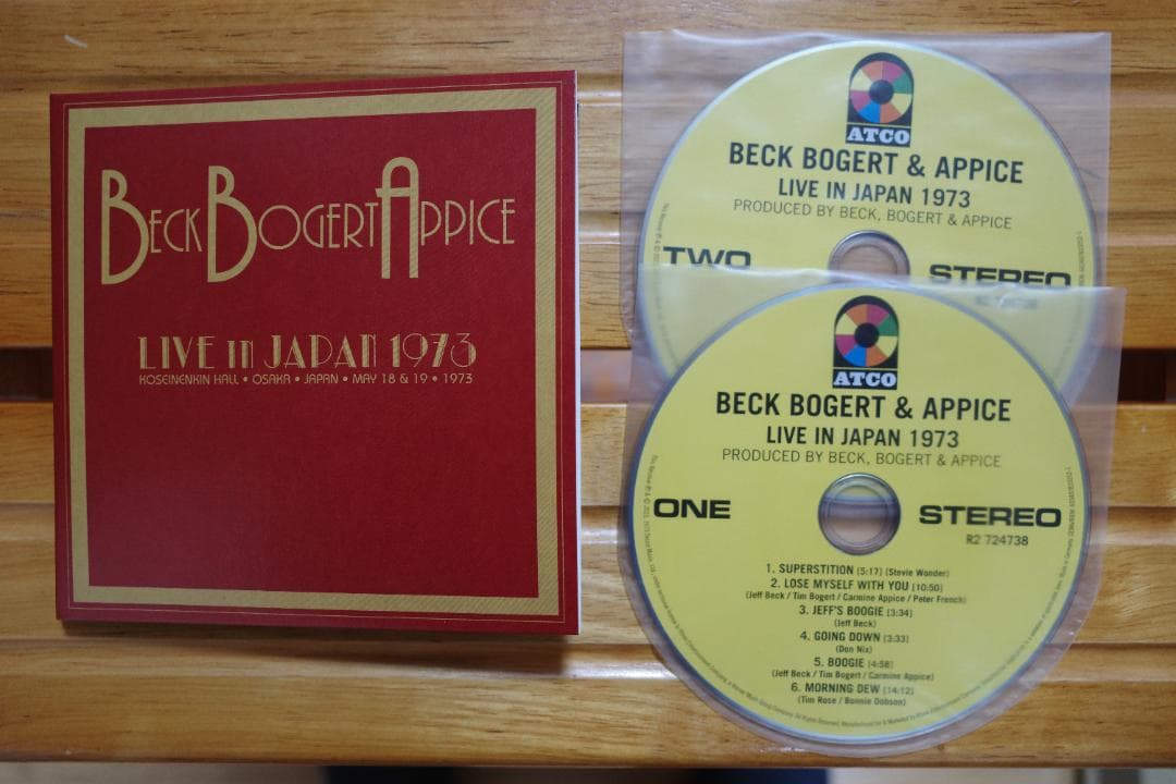 洋楽 Beck Bogert & Appice Live 1973 & 1974
