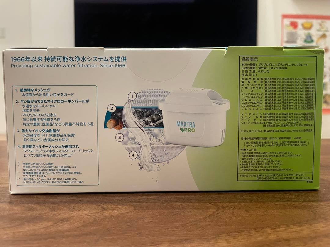 新品　8個 BRITA マクストラ プロ 交換用 フィルター カートリッジ