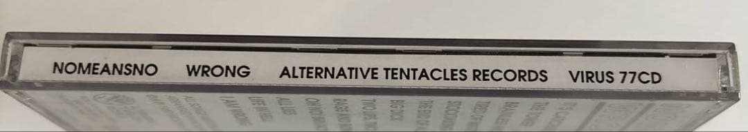 NoMeansNo/WRONG/廃盤 Alternative Tentacles