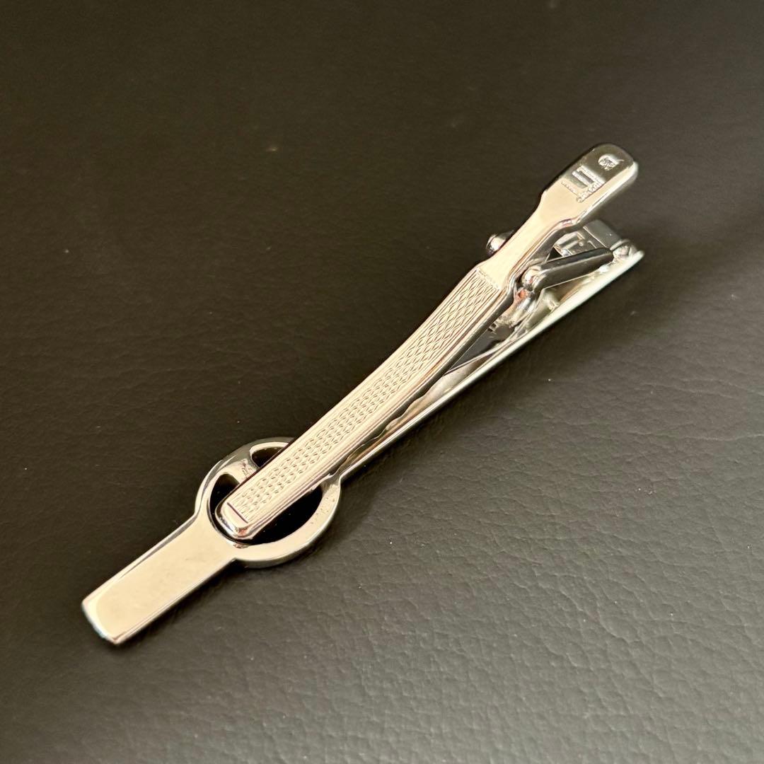 【極美品】【ダンヒル】カフス ネクタイピン セット シルバー色 ビジネス 結婚式