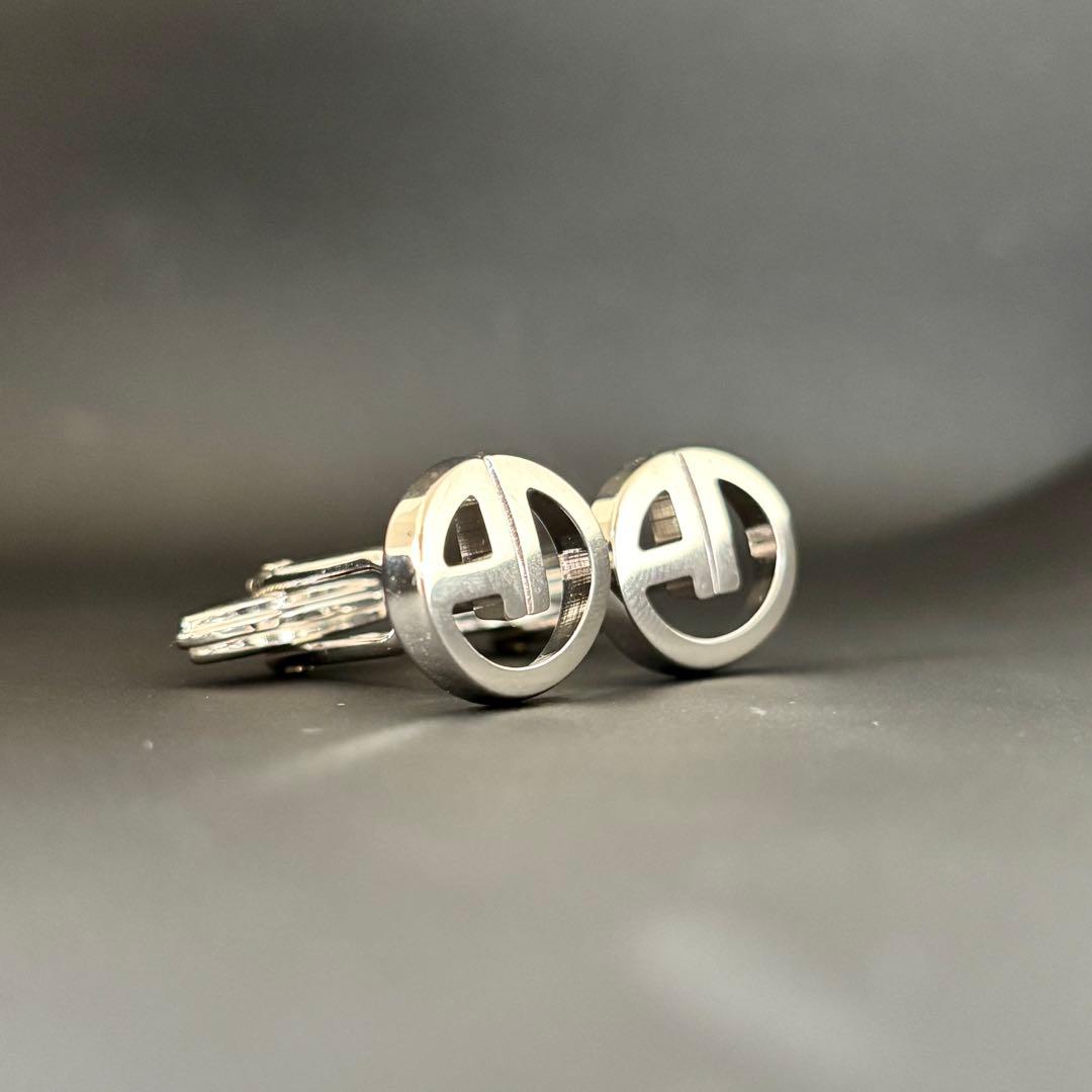 【極美品】【ダンヒル】カフス ネクタイピン セット シルバー色 ビジネス 結婚式