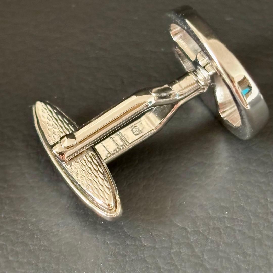 【極美品】【ダンヒル】カフス ネクタイピン セット シルバー色 ビジネス 結婚式