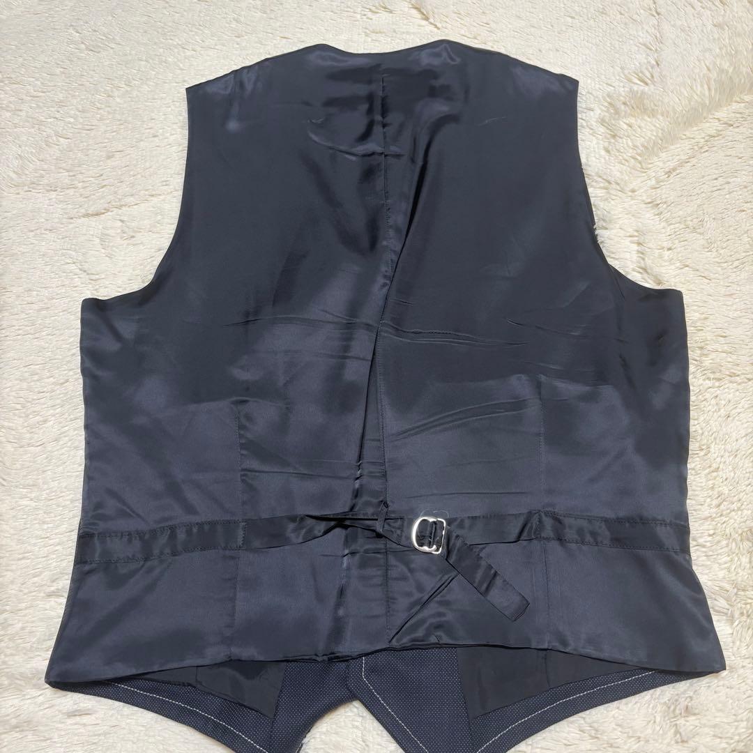 美品　現行タグ　Paul Smith ジレ　ベスト　シングル　L ネイビー