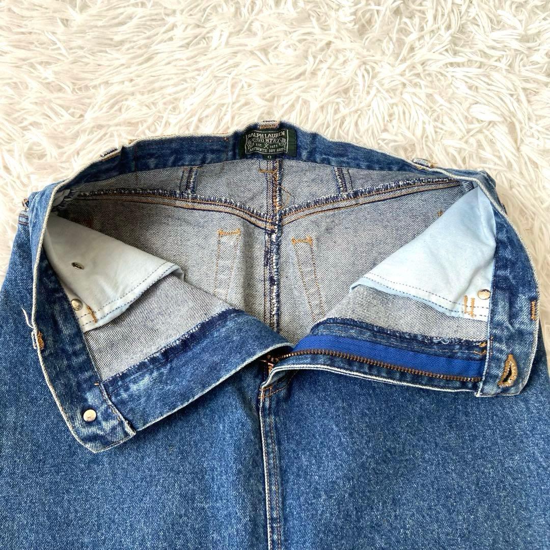 美品✨ダブルアールエル RRL デニムスカート ロング ペンシル 濃紺 9 希少