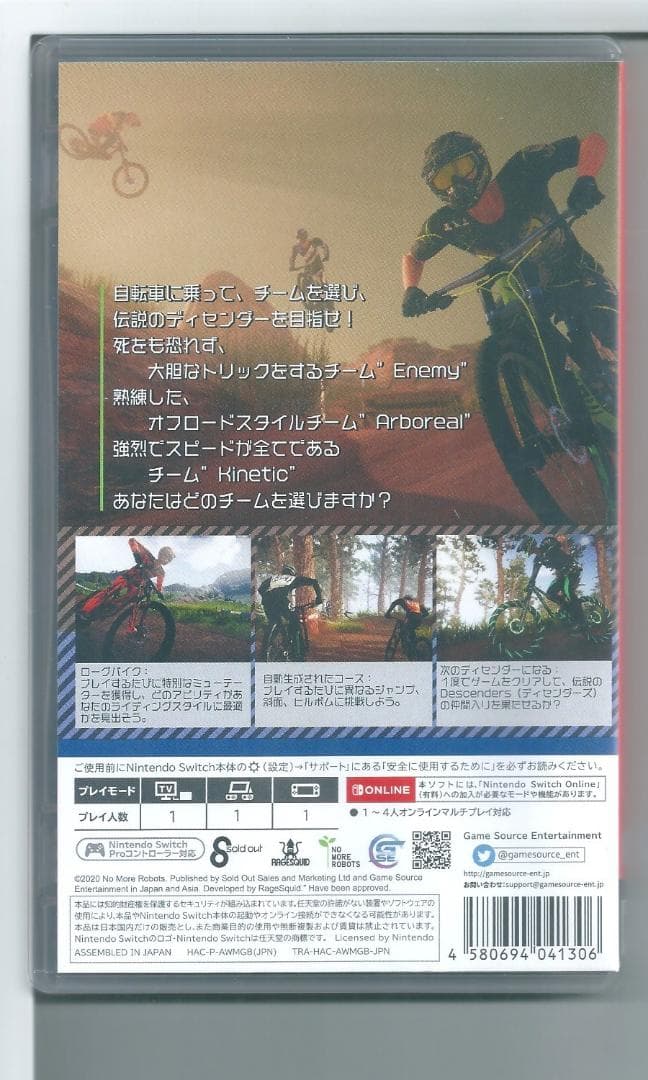 y Switch Descenders(ディセンダーズ)
