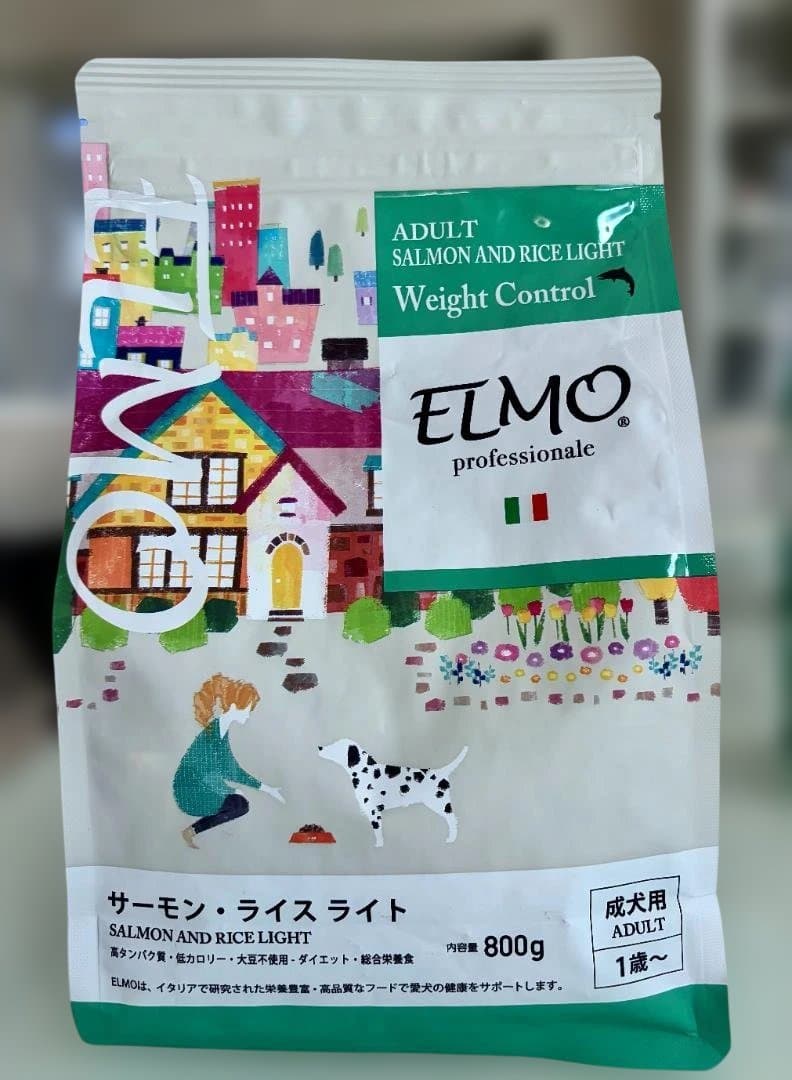 「専用」ELMO サーモン・ライスライト成犬用1歳〜3kg 1個　800g4個