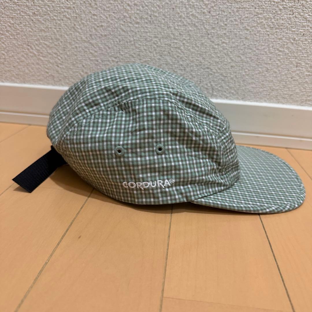 Supreme CORDURA グリーンチェックキャップ