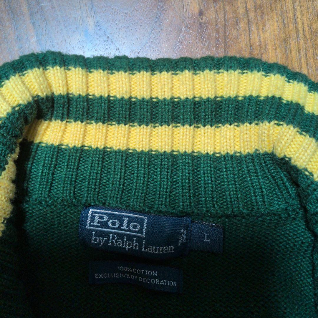 Polo by Ralph Lauren グリーン ジャンパー L