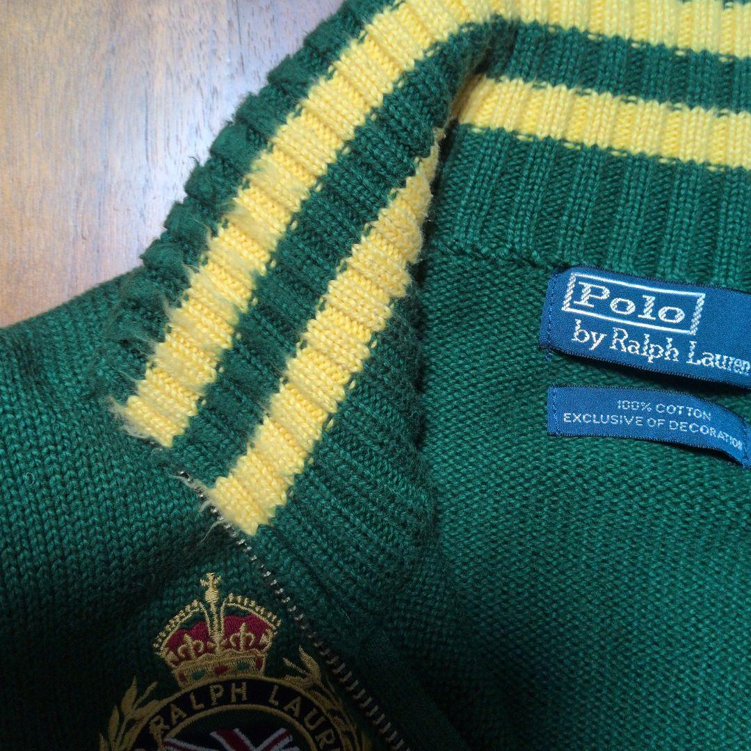 Polo by Ralph Lauren グリーン ジャンパー L