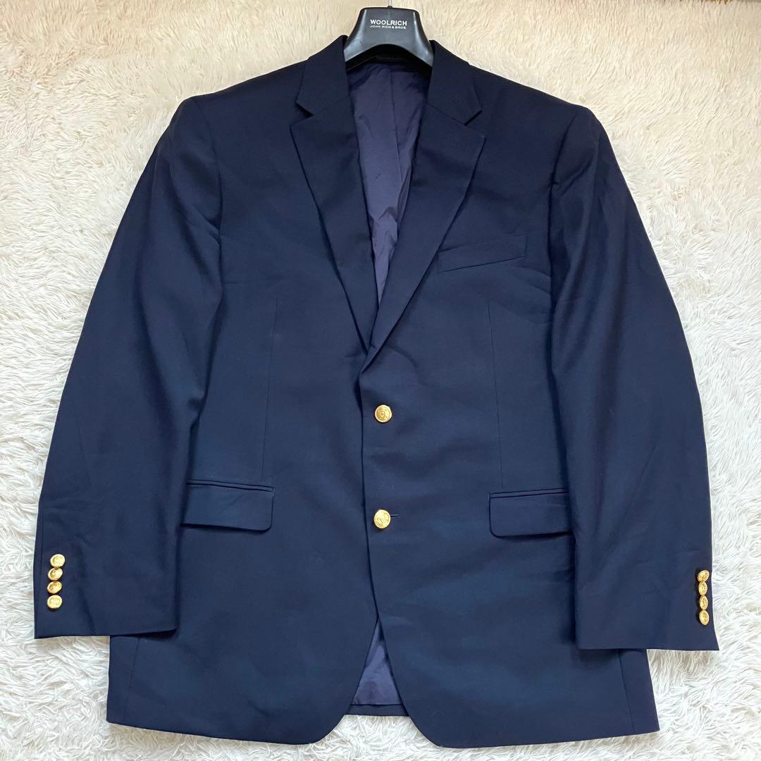 ✨美品✨ラルフローレンRALPH LAUREN テーラード 紺ブレ 金ボタンXL