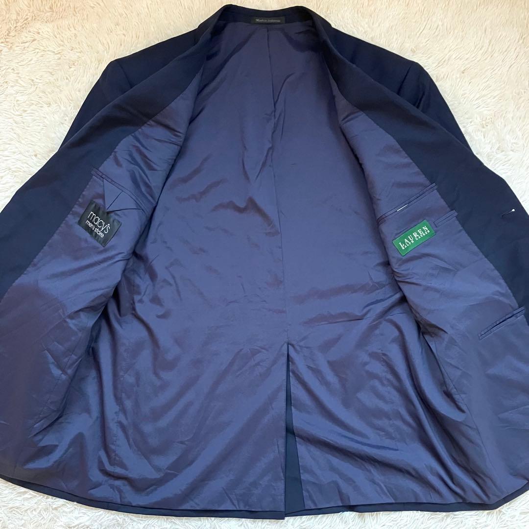 ✨美品✨ラルフローレンRALPH LAUREN テーラード 紺ブレ 金ボタンXL