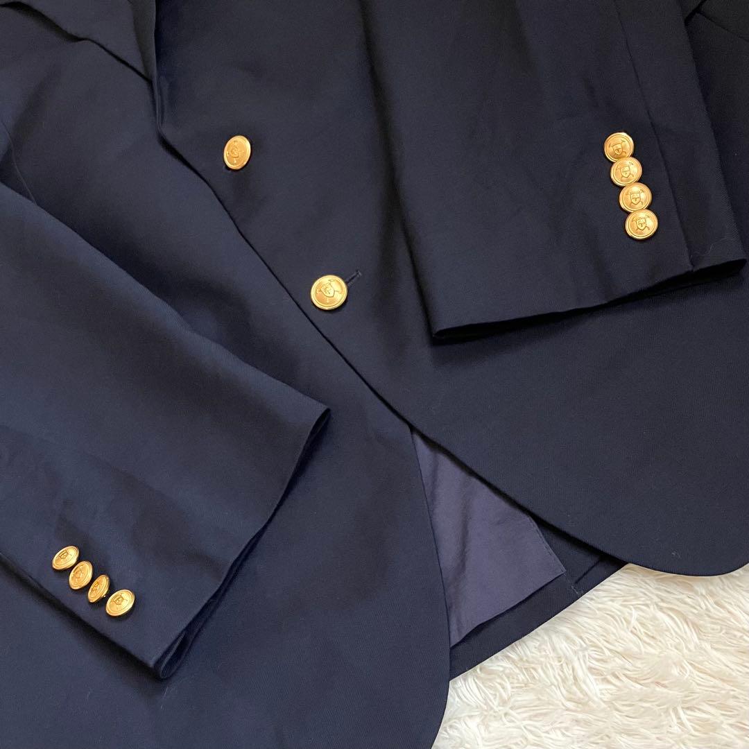 ✨美品✨ラルフローレンRALPH LAUREN テーラード 紺ブレ 金ボタンXL