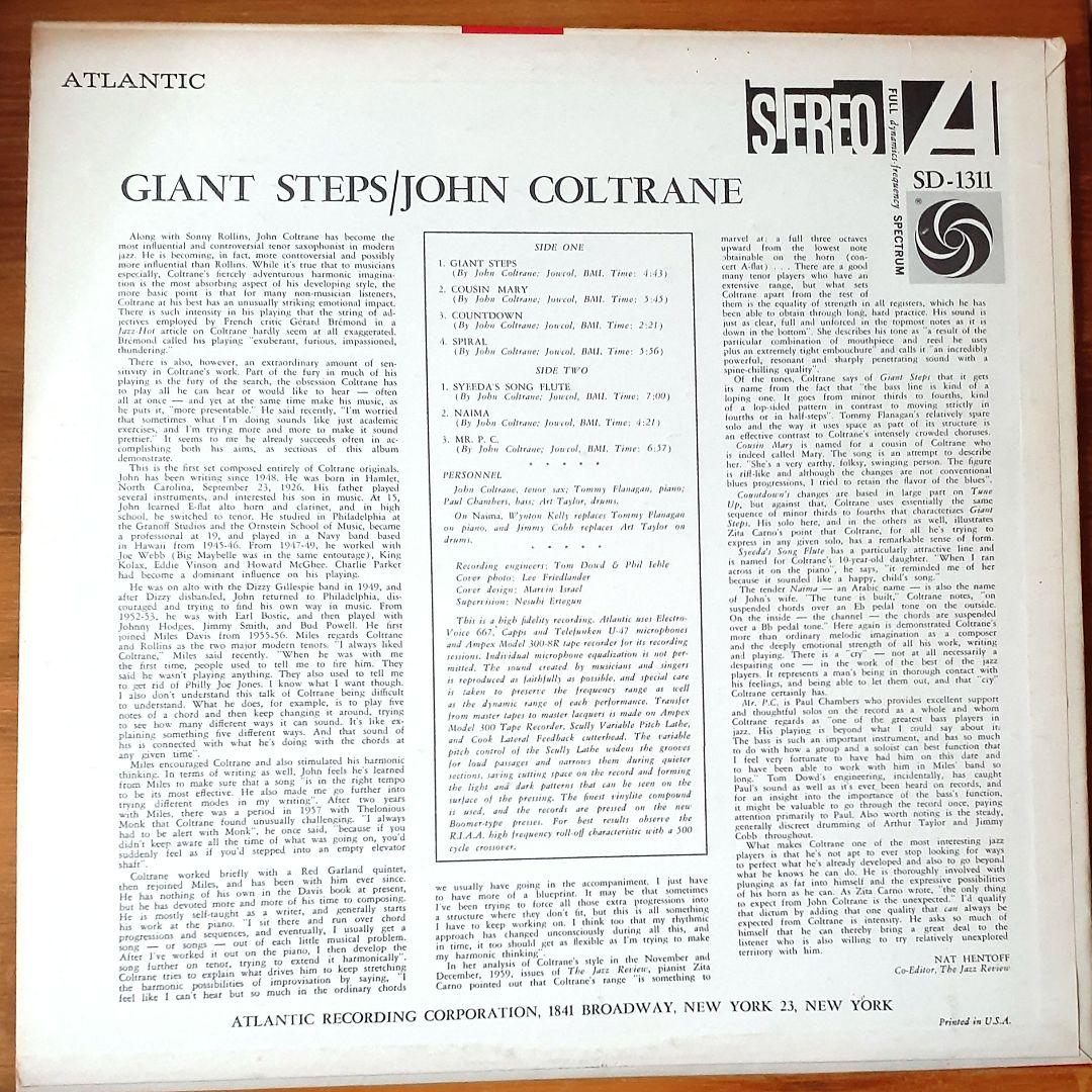 洋楽 John coltrane LP giant steps