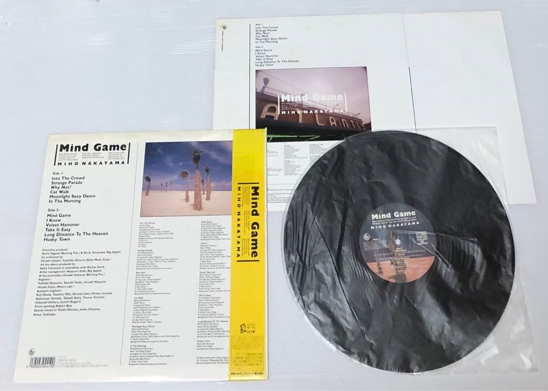 中山美穂 – Mind Game 帯付き LP