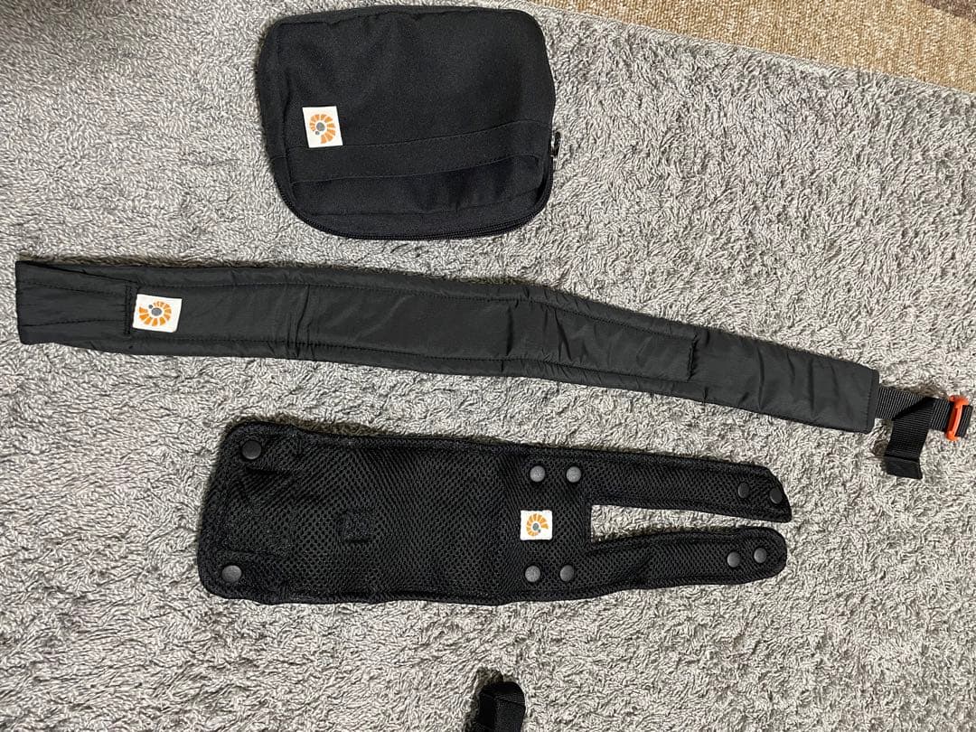 【美品】エルゴベビー　ergobaby ブラック 抱っこひも メッシュ
