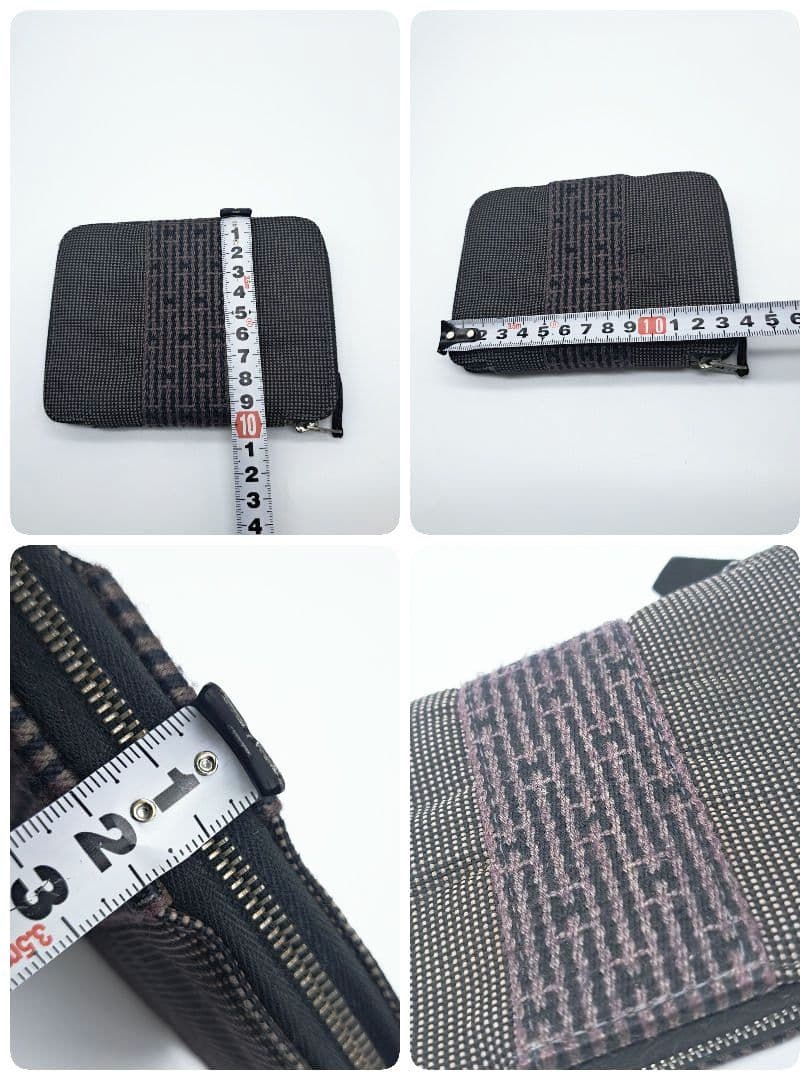 HERMES エールライン パースPM ラウンドファスナー 折り財布