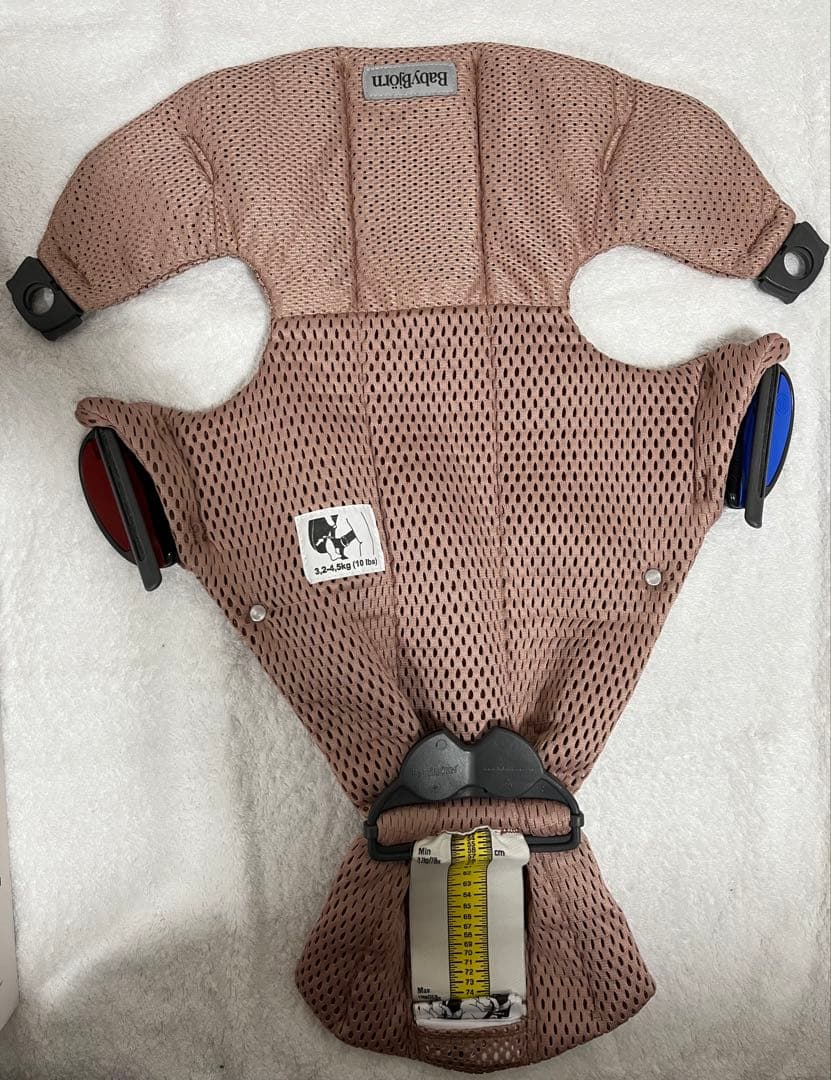 BabyBjörn　ダスティピンク　メッシュ　Air　MINI　抱っこ紐　美品